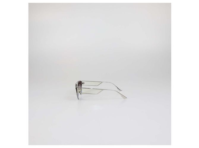 Gafas de sol Christian Dior Silver/Brown Gradient DiorClan2 Plata - vista 4