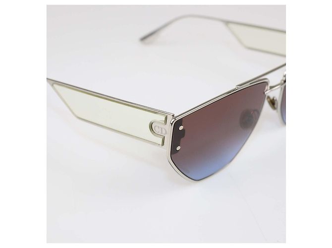 Gafas de sol Christian Dior Silver/Brown Gradient DiorClan2 Plata - vista 6