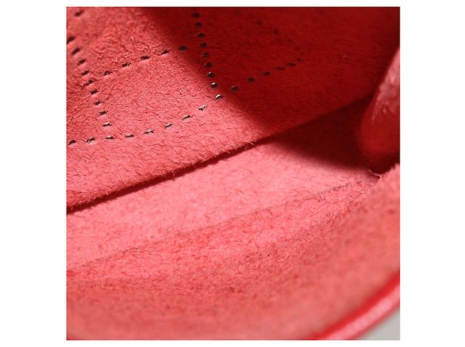 Hermès Borsa Hermes Evelyne TPM in pelle Clemence rossa Rosso - vista 6
