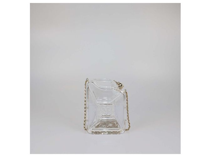 Borsa da sera Chanel Clear Plexiglass Dubai By Night Gas Can - vista 3