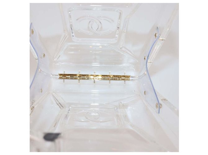 Borsa da sera Chanel Clear Plexiglass Dubai By Night Gas Can - vista 5
