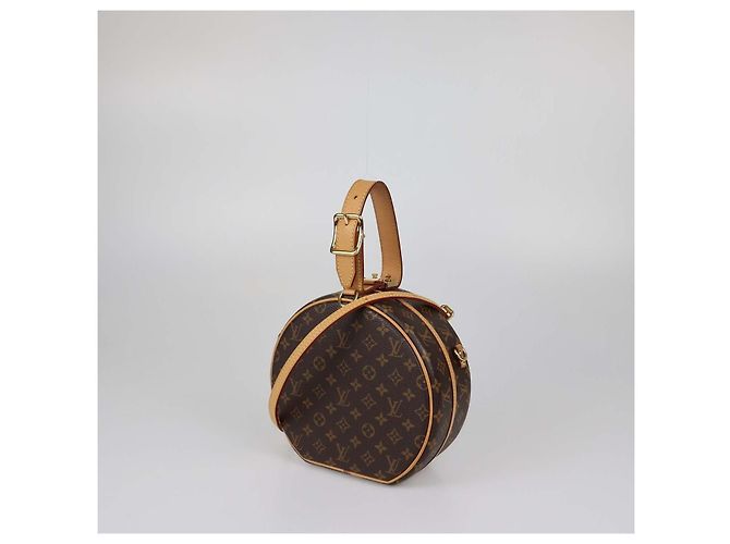 Bolso Louis Vuitton Monogram Canvas Petite Boite Chapeau Castaño - vista 2
