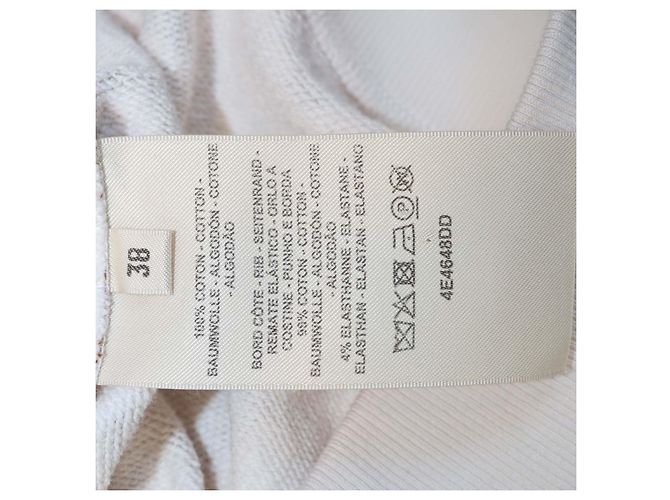 Hermès Sudadera Hermes Ecru de algodón Chaine D'Ancre - vista 6