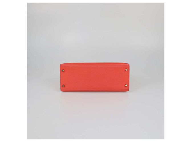 Hermès Borsa Hermes Kelly Sellier 28 in pelle Epsom Rose Jaipur con hardware Gold Rosa - vista 4