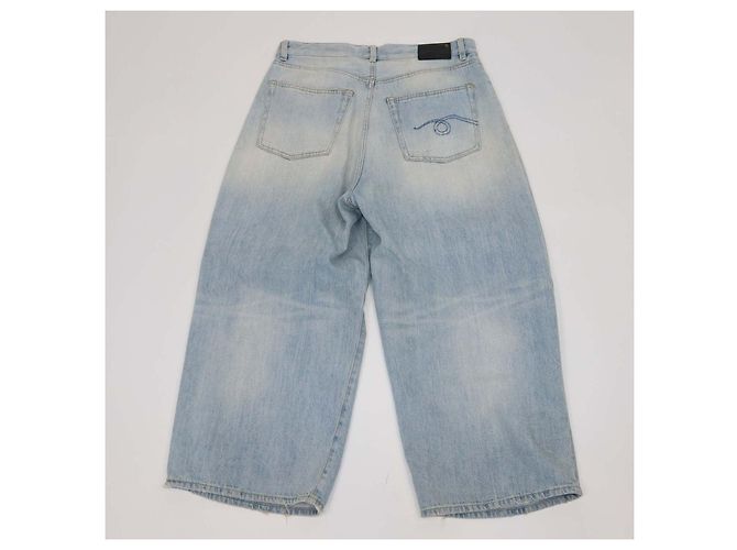 Pantalones Crop Wide Leg R13 Toni Blue Denim Azul claro - vista 2