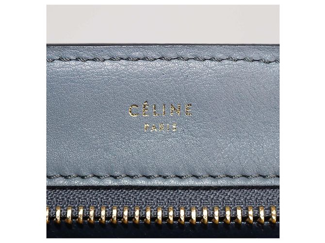 16 Céline Celine Trapeze Medium Handtasche aus tricolor Leder und Wildleder - Ansicht 5