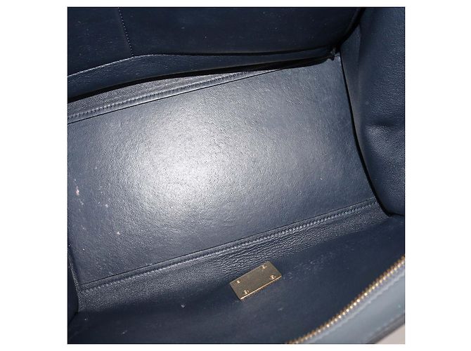 16 Céline Celine Trapeze Medium Handtasche aus tricolor Leder und Wildleder - Ansicht 6