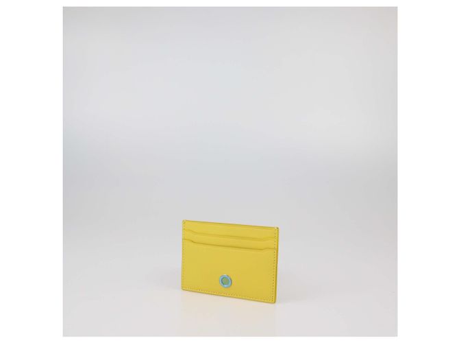 Bulgari Tarjetero Bvlgari Roma de piel amarilla Amarillo - vista 2