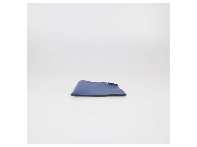 Hermès Hermes Bleu Chevre Mysore Leather Tarmac Passhalter Blau - Ansicht 4