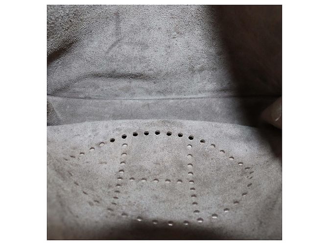 Hermès Borsa Hermes Evelyne III PM in pelle Clemence Etoupe Taupe - vista 6