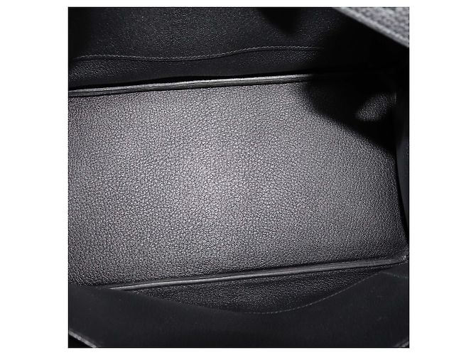 Hermès Borsa Birkin 30 Hermes in pelle Togo nera con hardware oro rosa Nero - vista 6