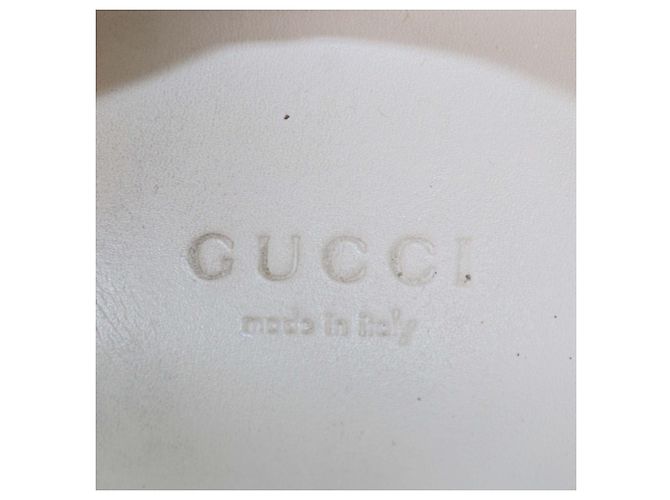 Sneakers basse Ace Bee in pelle bianca Gucci Bianco - vista 6