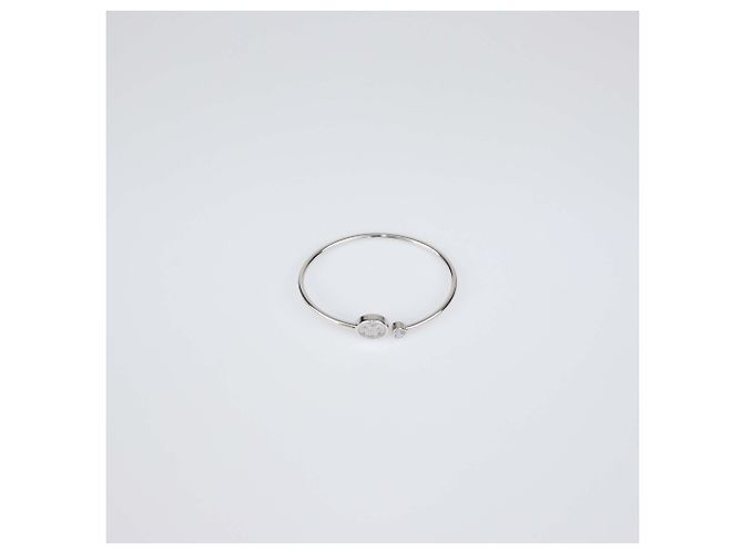 Bracciale Chopard Happy Diamond Snowflakes in oro bianco 18k - vista 5
