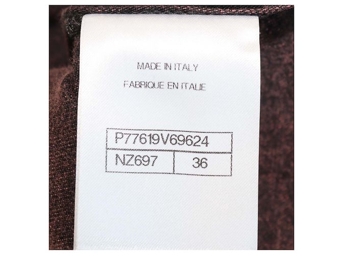 Chanel Pink Washed Denim Flare Front Long Sleeve Jacket - view 6