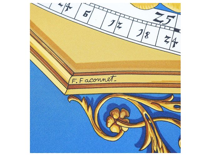 Hermès Foulard Hermes Multicolor Silk Astrologie Forever 90 Multicolore - vista 6