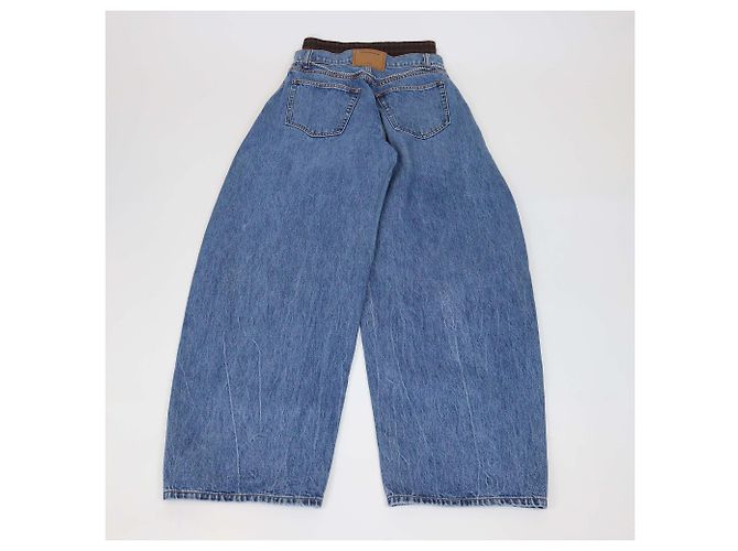 Pantalones Baggy de Denim Azul Alexander Wang - vista 2