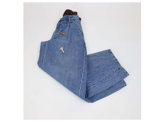 Pantalones Baggy de Denim Azul Alexander Wang - vista 3
