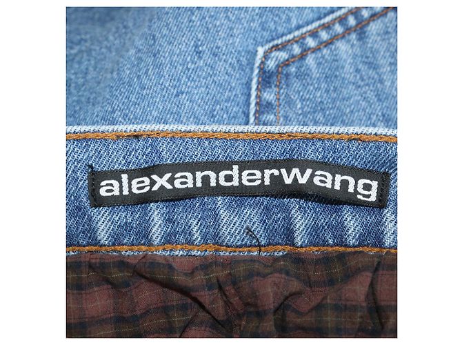 Pantalones Baggy de Denim Azul Alexander Wang - vista 5