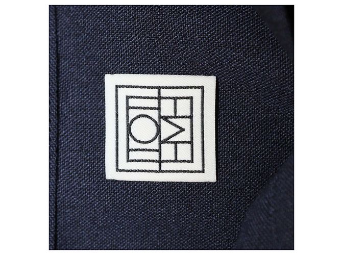 Totême Set Camicia e Pantaloni Classic Fluid Toteme Blu navy in Viscosa - vista 5