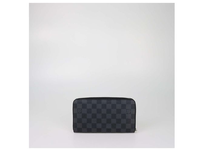 Louis Vuitton Damier Graphite Canvas Zippy Organizer Geldbörse Schwarz - Ansicht 3