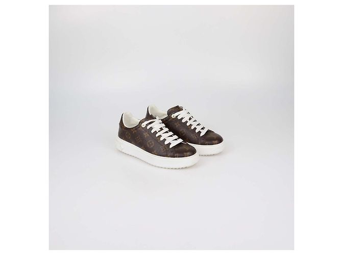 Louis Vuitton Time Out Low Top Sneaker aus Monogram Canvas Braun - Ansicht 2