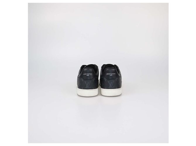 Sneakers basse Rivoli in canvas Monogram nero/grigio Louis Vuitton - vista 5