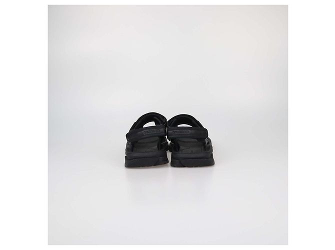 Sandales Tourist Balenciaga en similicuir noir - vista 5