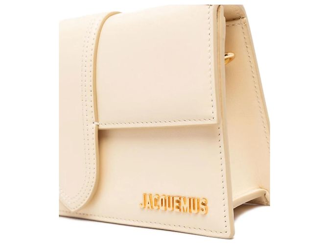 Jacquemus Le Bambinou Flap Padded Leather Beige - Ansicht 3