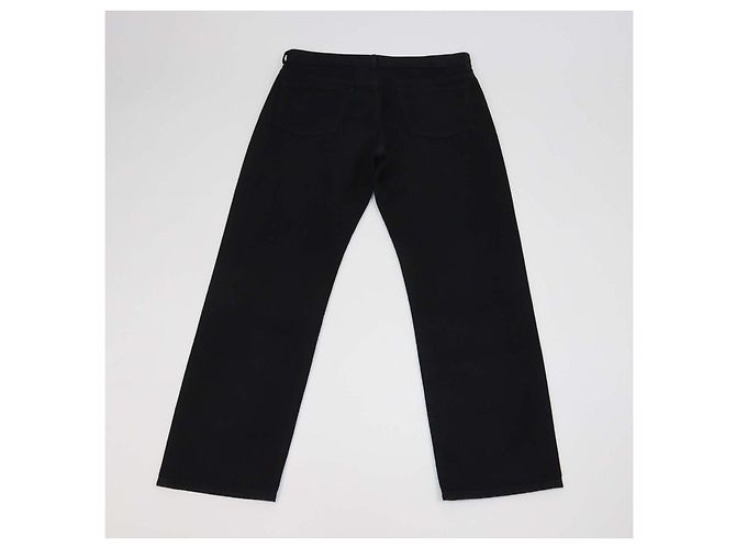 Pantalones Valentino de denim negro Rockstud de pierna recta - vista 2