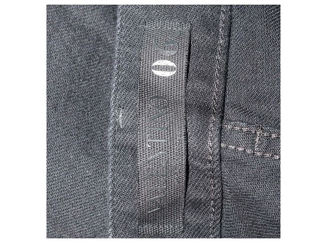 Pantalones Valentino de denim negro Rockstud de pierna recta - vista 5