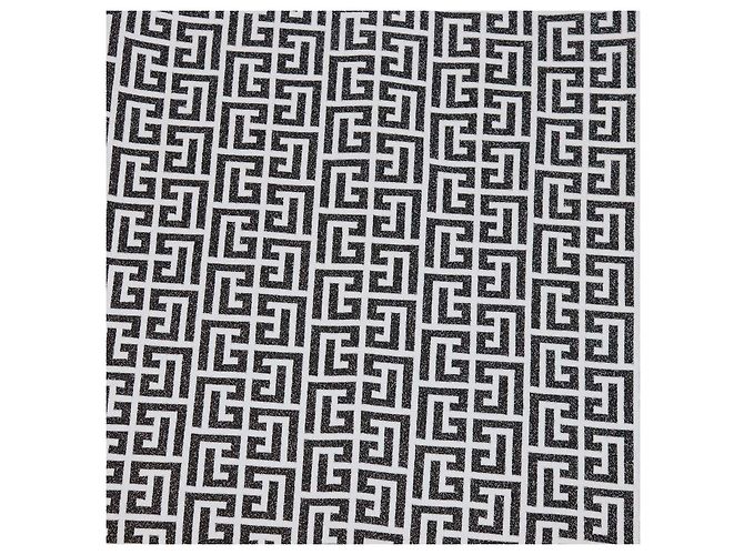 Minifalda Balmain de jacquard de viscosa y Lurex en negro/blanco - vista 3