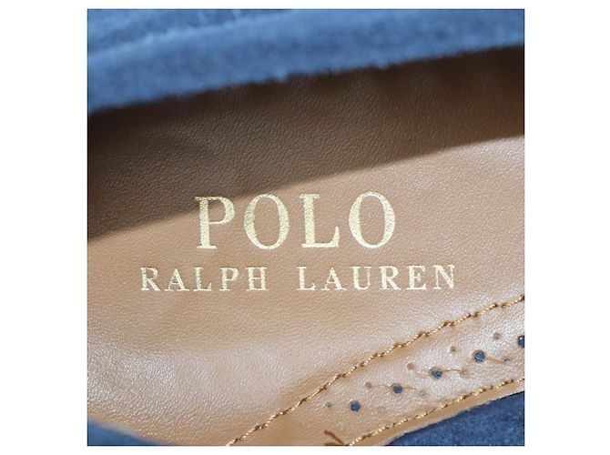 Mocassini da guida Reynold in camoscio blu navy Polo Ralph Lauren - vista 6