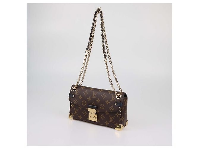 Borsa Louis Vuitton Monogram Canvas Trunkie East West Marrone - vista 2