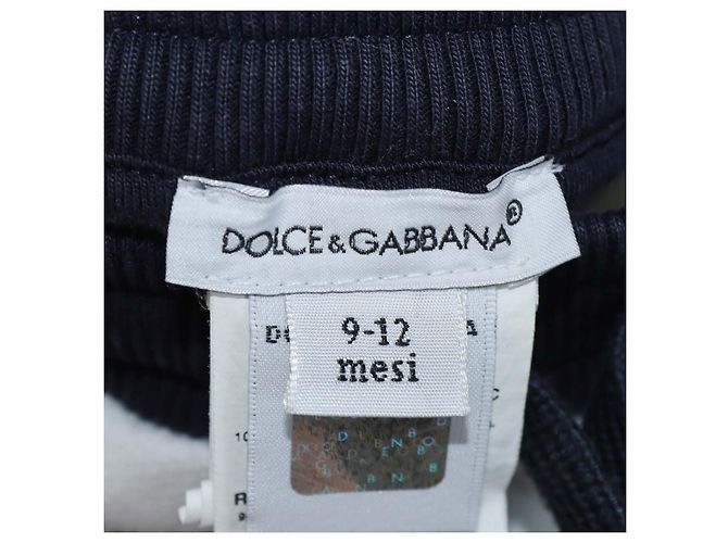 Ensemble T-shirt et Short Dolce & Gabbana Kids en coton avec imprimé Banda Blanc/Noir - vue 4