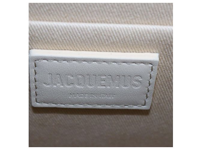 Borsa a mano Jacquemus Grand Le Chiquito in tela beige - vista 5