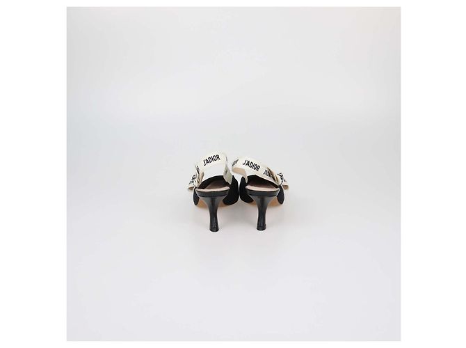 Décolleté slingback J'Adior in tessuto nero Christian Dior - vista 5