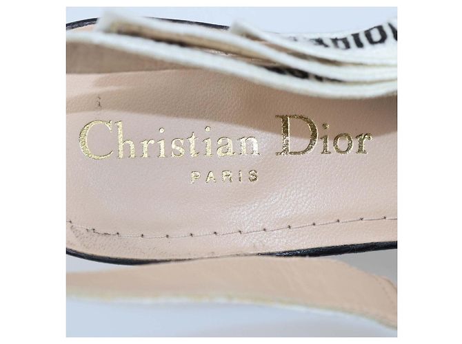 Décolleté slingback J'Adior in tessuto nero Christian Dior - vista 6