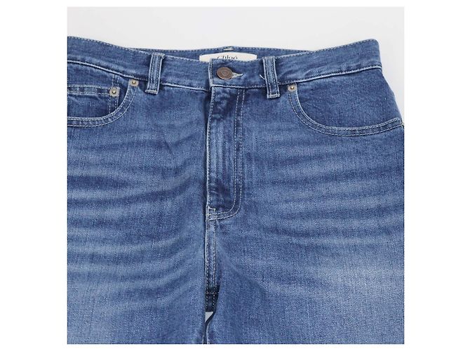 Chloé Pantalones rectos de denim Ocean Blue Chloe Azul - vista 4