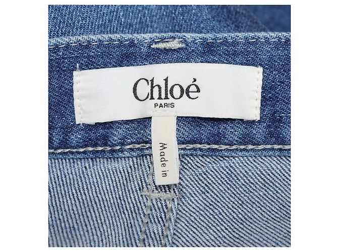 Chloé Pantalones rectos de denim Ocean Blue Chloe Azul - vista 5