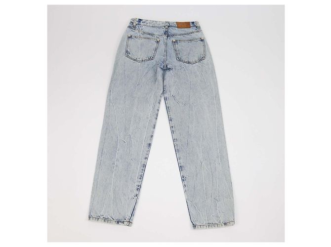 Pantalones rectos de denim azul lavado Chanel - vista 2