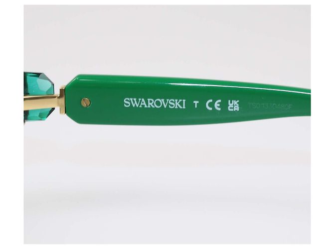 Gafas de sol Swarovski Green Cat Eye Verde - vista 5