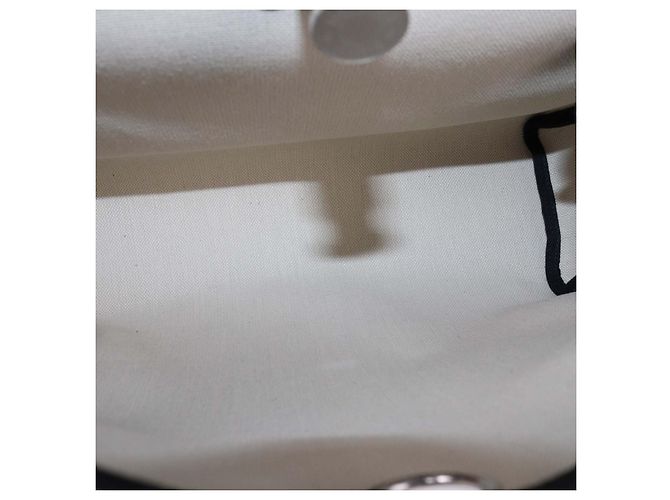 Hermès Borsa Herbag Zip Retourne 31 Hermes in tela Black/Beige e pelle Vache Hunter Multicolore - vista 7