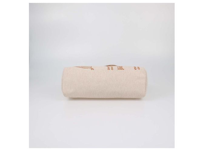 Hermès Borsa Herbag Zip 31 Brides de Gala Hermes in tela Beige/Naturel e pelle Vache - vista 5