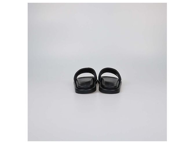 Sandali slide LV Bliss in pelle nera Louis Vuitton Nero - vista 5