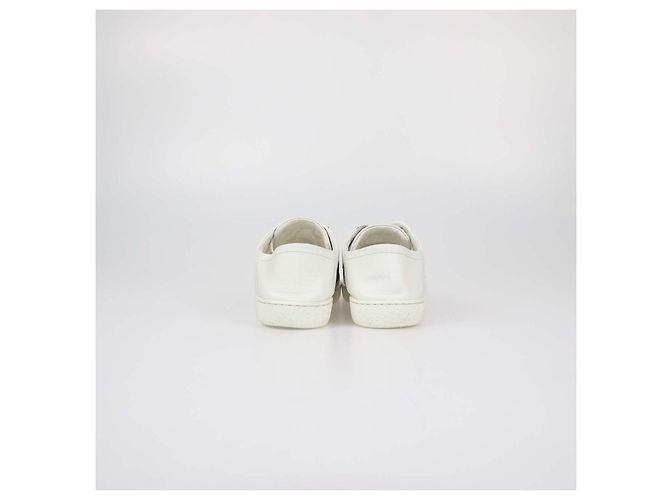 Sneakers Ace Gucci in pelle bianca con api e stelle Bianco - vista 5