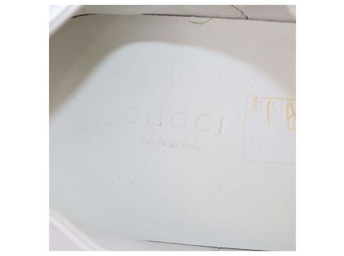 Sneakers Ace Gucci in pelle bianca con api e stelle Bianco - vista 6