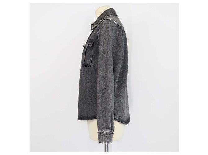 Maje Grey Denim Jacket - view 2