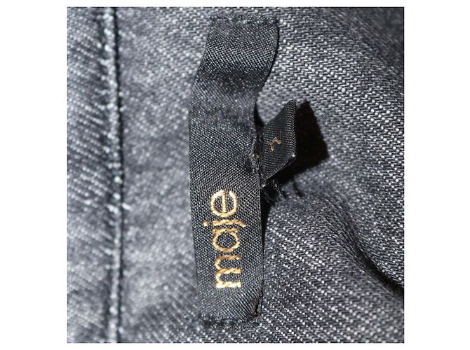 Maje Grey Denim Jacket - view 5