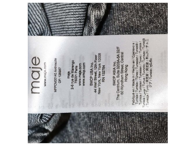 Maje Grey Denim Jacket - view 6