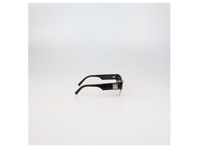 Gafas de sol Dolce & Gabbana Cat Eye de acetato negro - vista 3